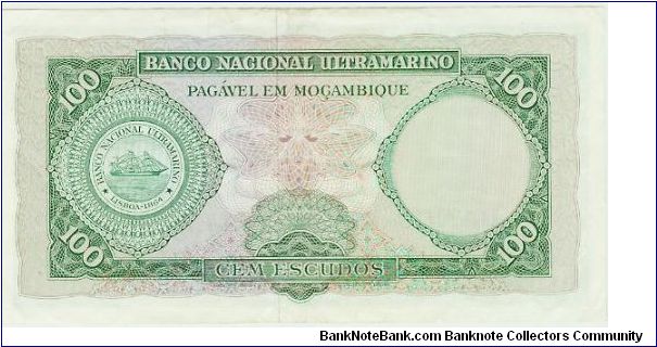 Banknote from Mozambique year 1961