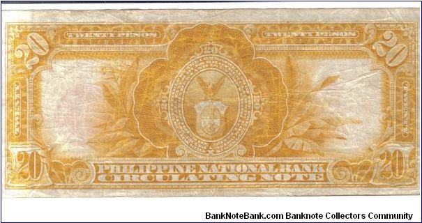 Banknote from Philippines year 1937