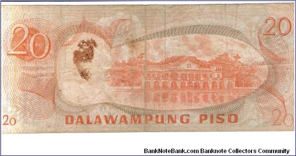 Banknote from Philippines year 1973