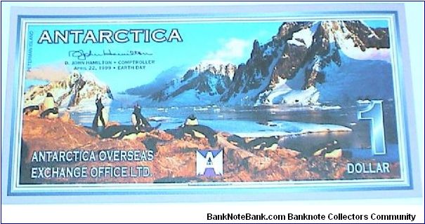 Antartica. 1 Dollar. Banknote