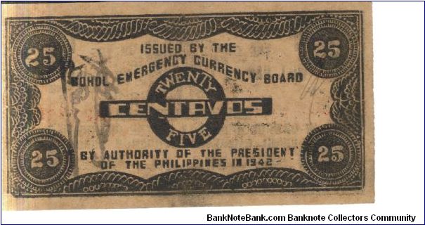 Banknote from Philippines year 1942