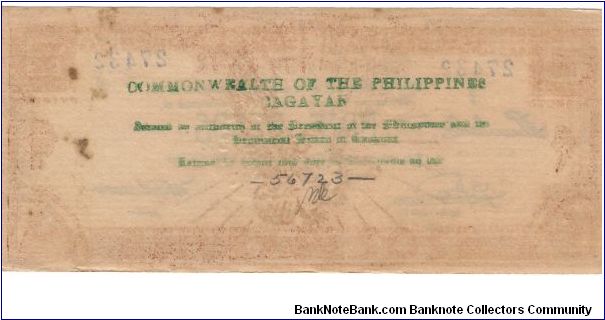 Banknote from Philippines year 1942