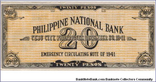 Banknote from Philippines year 1941