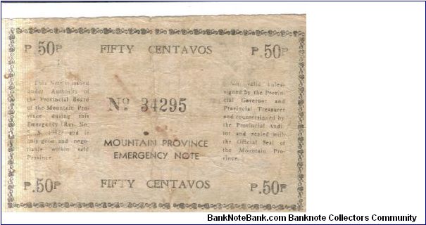 Banknote from Philippines year 1942