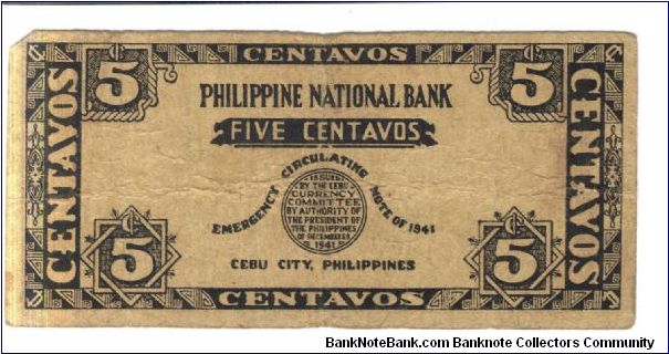 Banknote from Philippines year 1941