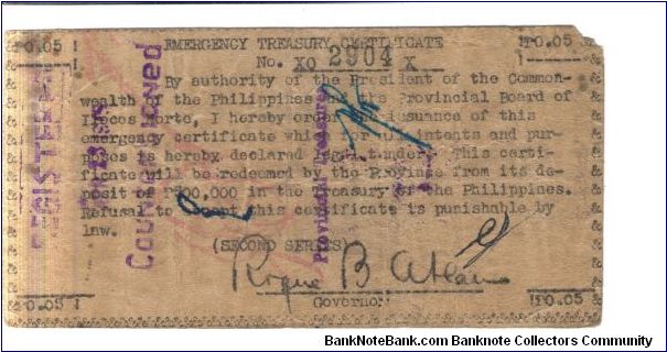 Banknote from Philippines year 1942