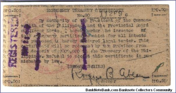 Banknote from Philippines year 1942