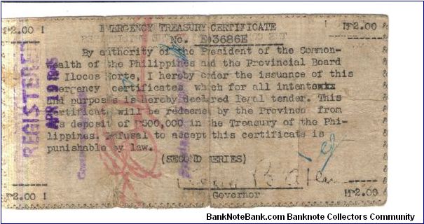 Banknote from Philippines year 1942