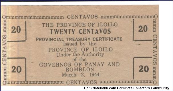 Banknote from Philippines year 1944