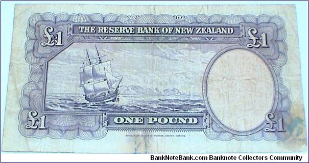 Banknote from New Zealand year 1967