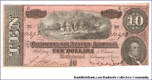 UNC Confederate cut from a sheet i have the match that it was cut from

#10493
Hand Signed and Numbered Banknote