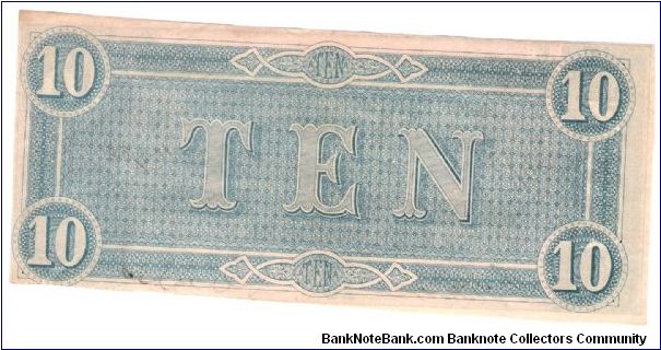 Banknote from USA year 1864