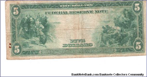 Banknote from USA year 1914