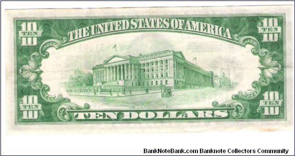 Banknote from USA year 1934