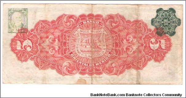 Banknote from Mexico year 1910