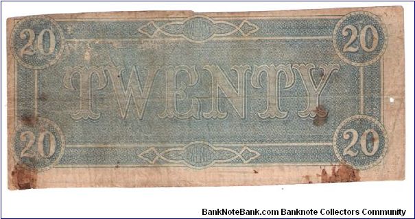 Banknote from USA year 1864