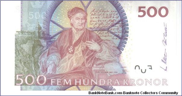 Banknote from Sweden year 2001