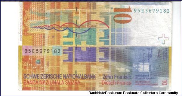 Banknote from Switzerland year 1995