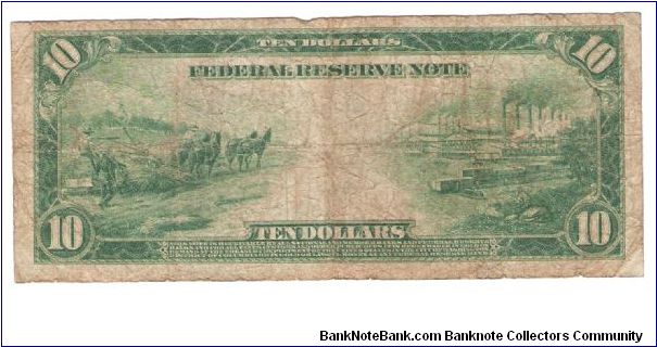 Banknote from USA year 1914