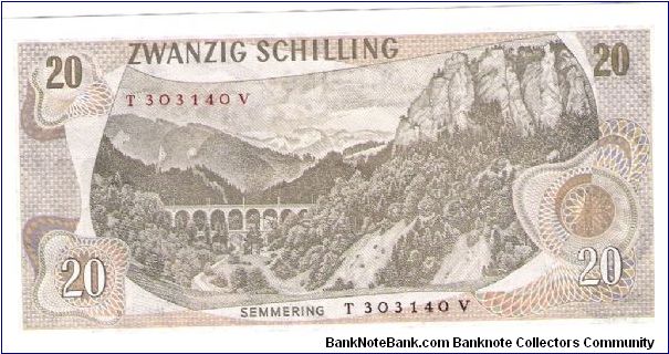 Banknote from Austria year 1967