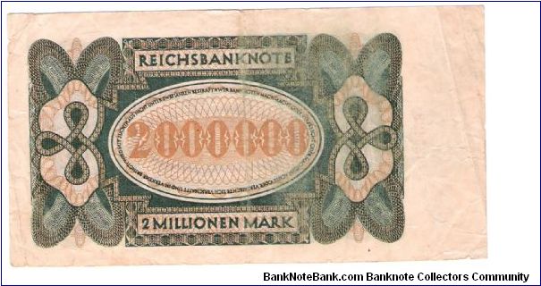 Banknote from Germany year 1923