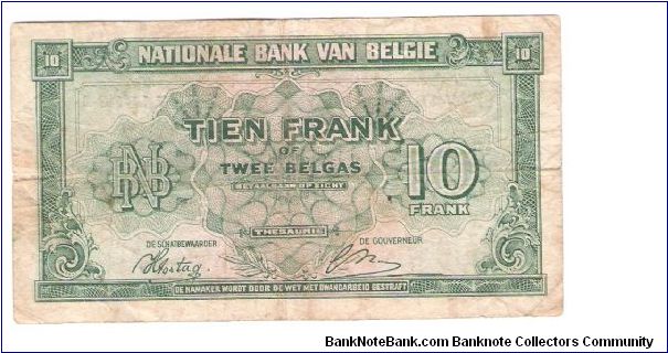 Banknote from Belgium year 1948