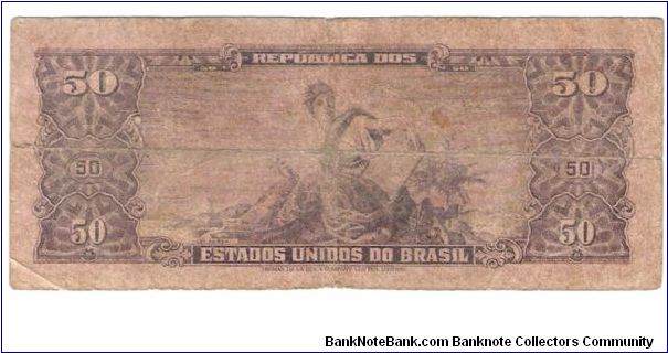 Banknote from Brazil year 1956