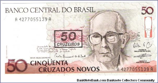 50 cruzerios Banknote