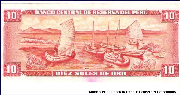 Banknote from Peru year 1975
