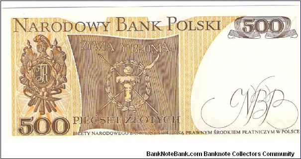 Banknote from Poland year 1974