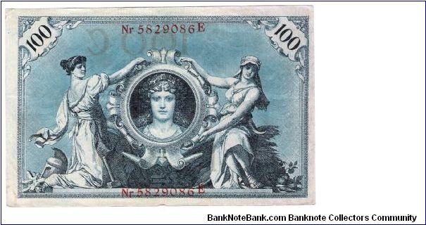 Banknote from Germany year 1908