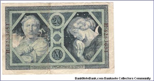 Banknote from Germany year 1915