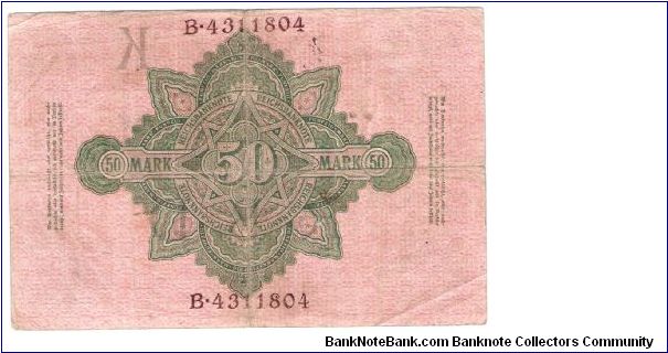 Banknote from Germany year 1910