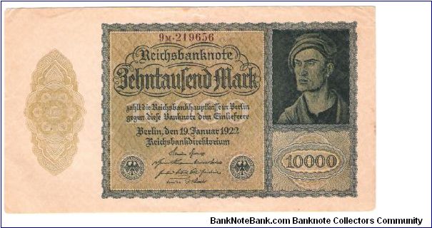 Weimar republic #71 Banknote