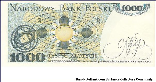 Banknote from Poland year 1982