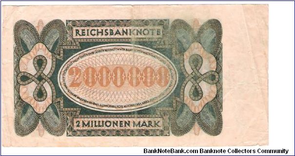 Banknote from Germany year 1923