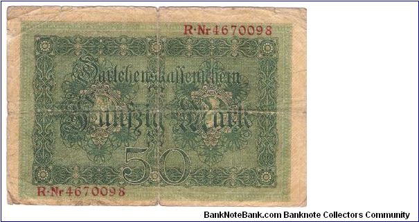 Banknote from Germany year 1914