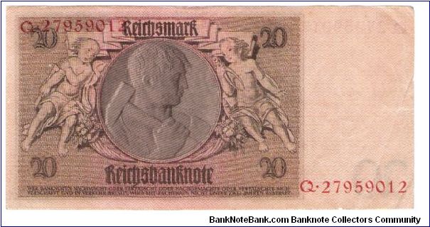 Banknote from Germany year 1929