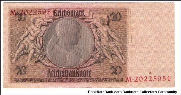 Banknote from Germany year 1929