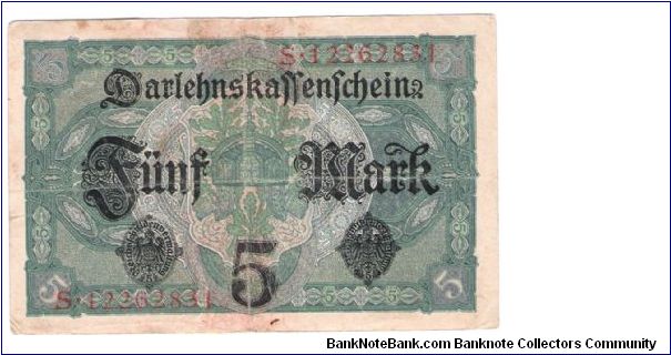 Banknote from Germany year 1917