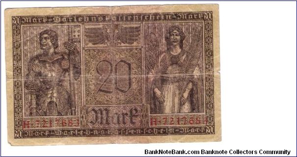 Banknote from Germany year 1918