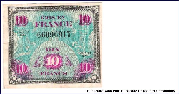 Alied military currency Banknote
