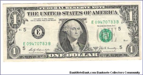 1969-B Banknote