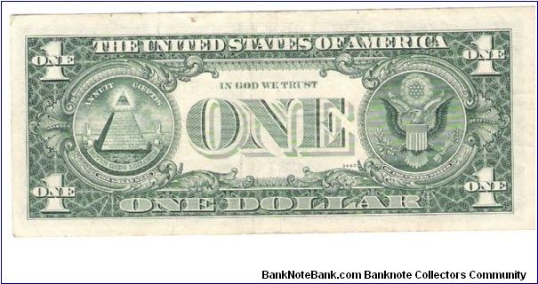 Banknote from USA year 1969