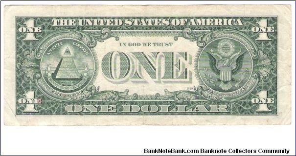 Banknote from USA year 1969