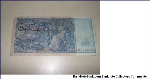 Banknote from Germany year 1910