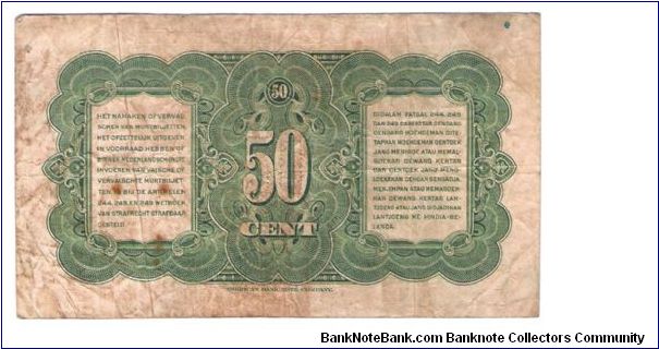 Banknote from Netherlands year 1943