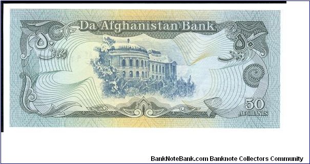 Banknote from Afghanistan year 1991