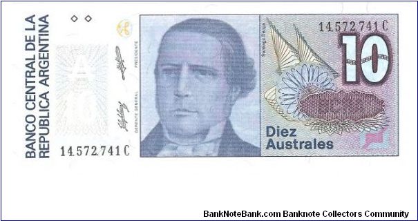 10 Australes

P325B Banknote