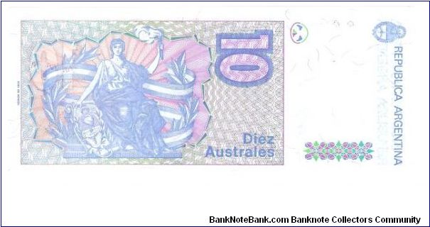 Banknote from Argentina year 1985